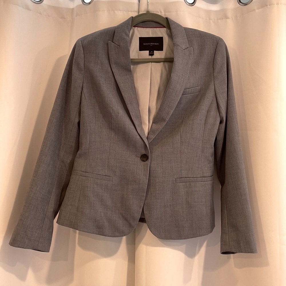 Light Blue Banana Republic Blazer 4P